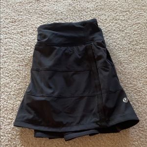 Black Lululemon Skort